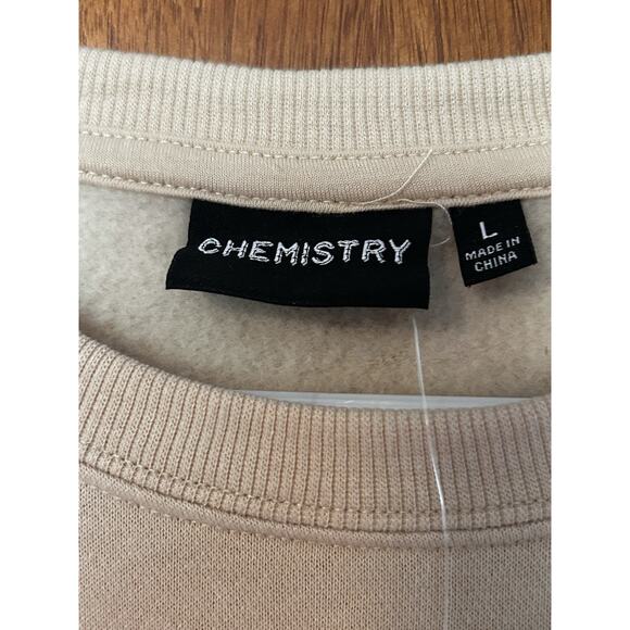 Chemistry Men’s 1965 Impala Graphic Long Sleeve Light Peach Sweatshirt Size XL - Picture 6 of 10